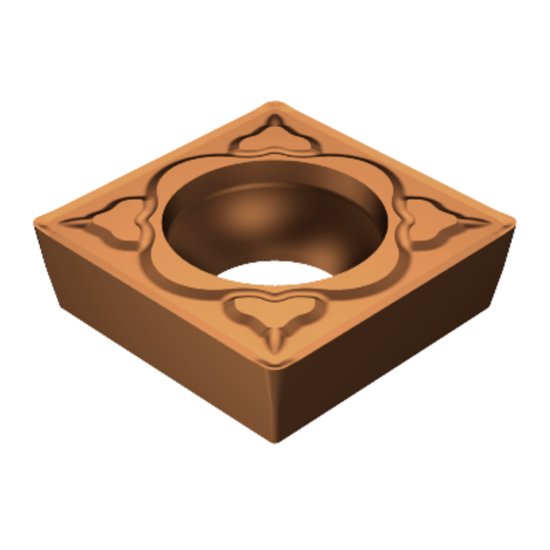 Picture of SCMT 431-mm 1115 Sandvik SCMT 120404-mm 1115 Square Positive Carbide 0.0160 0.41mm Radius Medium, Semi Finishing