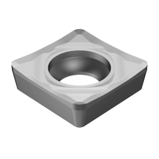 Picture of SCGX 3(2.5)2-AL H10 Sandvik SCGX 09T308-AL H10 Square Positive Carbide 0.0310 0.79mm Radius Finishing, Semi Finishing