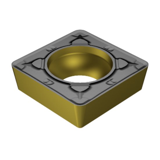 Picture of SCMT 432-KR 3210 Sandvik SCMT 120408-KR 3210 Square Positive Carbide 0.0310 0.79mm Radius Roughing, Medium