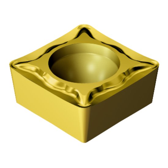 Picture of SCMT 432-UM 2025 Sandvik SCMT 120408-UM 2025 Square Positive Carbide 0.0310 0.79mm Radius Medium, Semi Finishing