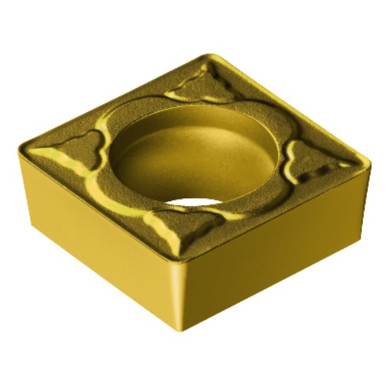 Picture of SCMT 3(2.5)1-PM 1525 Sandvik SCMT 09T304-PM 1525 Square Positive Cermet 0.0160 0.41mm Radius Medium, Semi Finishing