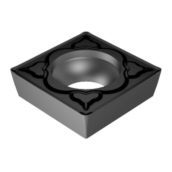 Picture of SCMT 3(2.5)2-mm 1105 Sandvik SCMT 09T308-mm 1105 Square Positive Carbide 0.0310 0.79mm Radius Medium, Semi Finishing