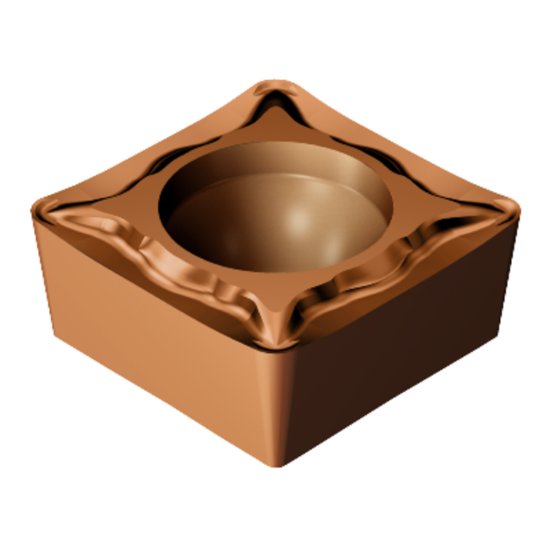 Picture of SCMT 3(2.5)2-UM 1125 Sandvik SCMT 09T308-UM 1125 Square Positive Carbide 0.0310 0.79mm Radius Medium, Semi Finishing