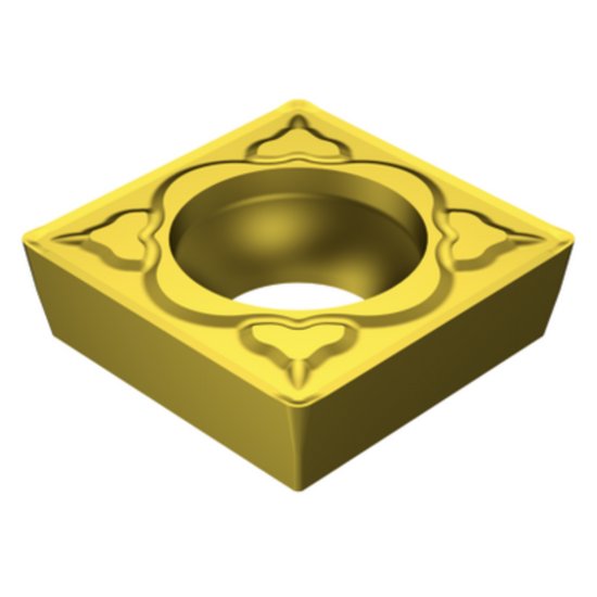 Picture of SCMT 3(2.5)2-mm 2015 Sandvik SCMT 09T308-mm 2015 Square Positive Carbide 0.0310 0.79mm Radius Medium, Semi Finishing