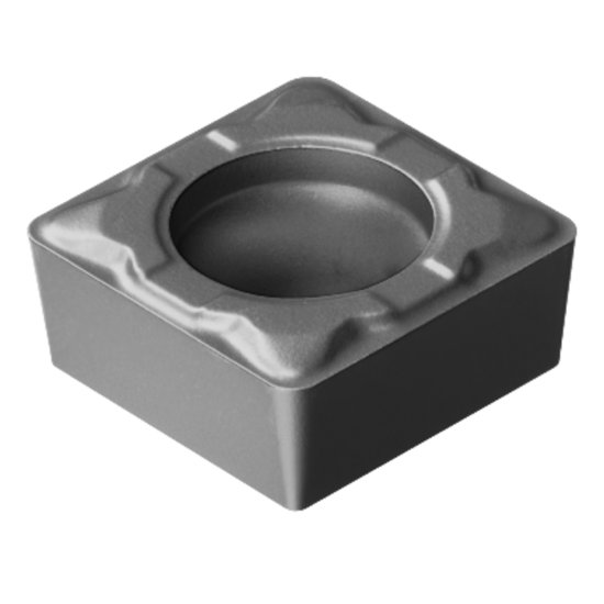 Picture of SCMT 3(2.5)1-PF 5015 Sandvik SCMT 09T304-PF 5015 Square Positive Cermet 0.0160 0.41mm Radius Finishing, Semi Finishing