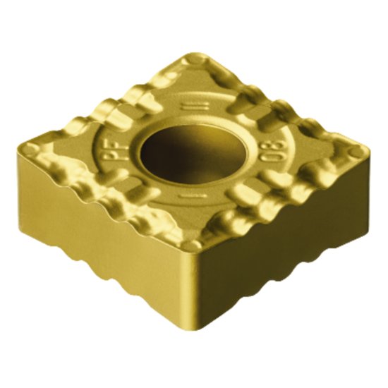 Picture of SNMG 433-PF 1525 Sandvik SNMG 120412-PF 1525 Square Negative Cermet 0.0470 1.19mm Radius Finishing, Semi Finishing