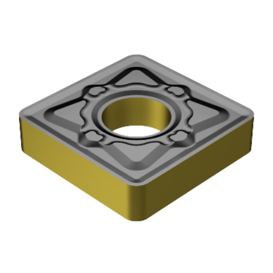 Picture of SNMG 544-KM 3210 Sandvik SNMG 150616-KM 3210 Square Negative Carbide 0.0620 1.57mm Radius Medium, Semi Finishing