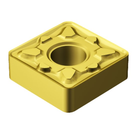 Picture of SNMG 544-mm 2025 Sandvik SNMG 150616-mm 2025 Square Negative Carbide 0.0620 1.57mm Radius Medium, Semi Finishing