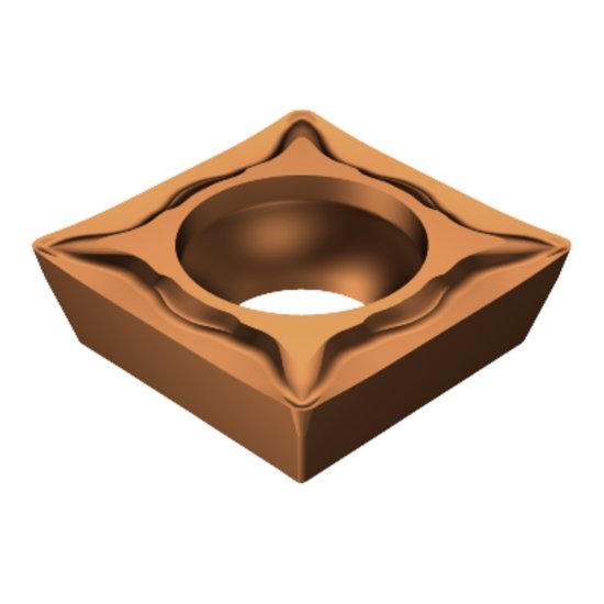 Picture of SPMT 3(2.5)2-UM 1125 Sandvik SPMT 09T308-UM 1125 Square Positive Carbide 0.0310 0.79mm Radius Finishing, Semi Finishing