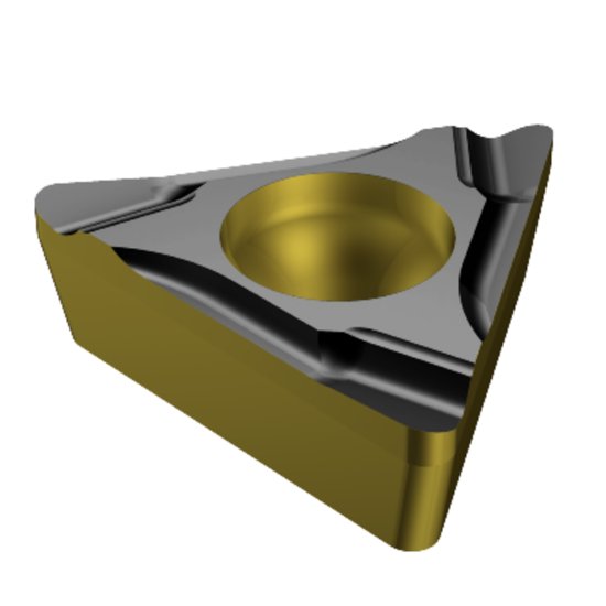 Picture of TCGT 1.8(1.5)1R-K 1515 Sandvik TCGT 090204R-K 1515 Triangle Positive Carbide 0.0160 0.41mm Radius Finishing, Semi Finishing