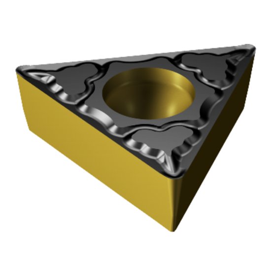 Picture of TCMT 222-PM 1515 Sandvik TCMT 110308-PM 1515 Triangle Positive Carbide 0.0310 0.79mm Radius Medium, Semi Finishing