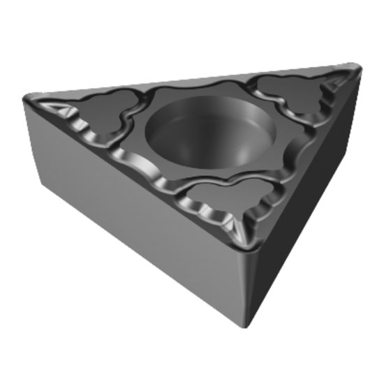 Picture of TCMT 3(2.5)2-mm 1105 Sandvik TCMT 16T308-mm 1105 Triangle Positive Carbide 0.0310 0.79mm Radius Medium, Semi Finishing