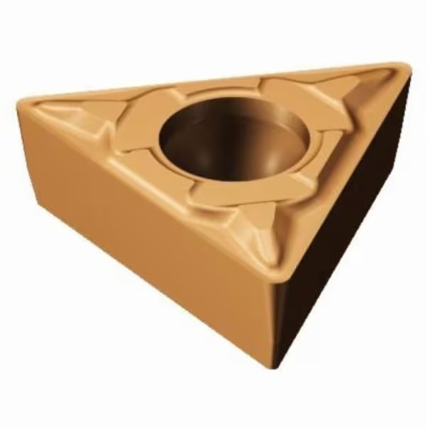 Picture of TCMT 1.2(1.2)1-MF 1125 Sandvik TCMT 06T104-MF 1125 Triangle Positive Carbide 0.0160 0.41mm Radius Finishing, Semi Finishing