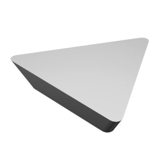 Picture of TEG 221 H10 Sandvik TEG 110304 H10 Triangle Positive Carbide 0.0160 0.41mm Radius Roughing, Semi Finishing
