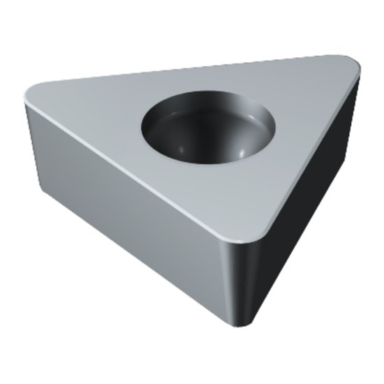 Picture of TCMW 3(2.5)2 5015 Sandvik TCMW 16T308 5015 Triangle Positive Cermet 0.0310 0.79mm Radius Finishing, Semi Finishing