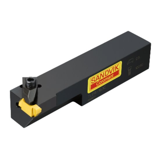 Picture of TLEL-163D Sandvik 5753006 Cut Off,Grooving,Groove Threading Stick Tool 1.0000 25.40mm Shank