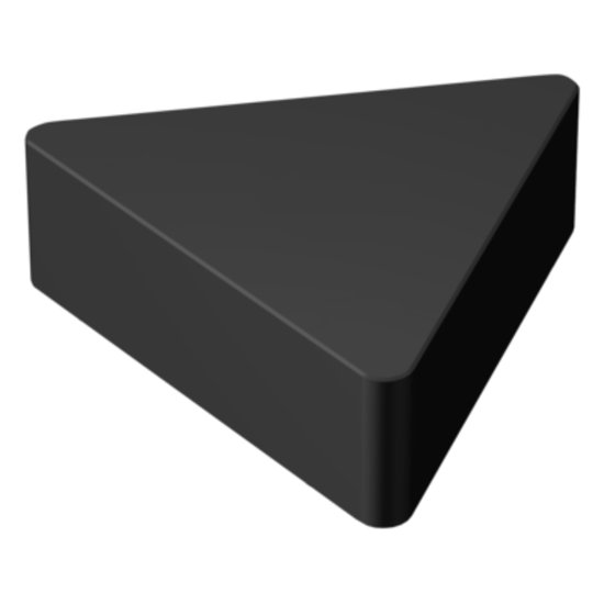 Picture of TNG 222T0320 650 Sandvik TNG 110308T0320 650 Triangle Negative Ceramic 0.0310 0.79mm Radius Medium, Semi Finishing