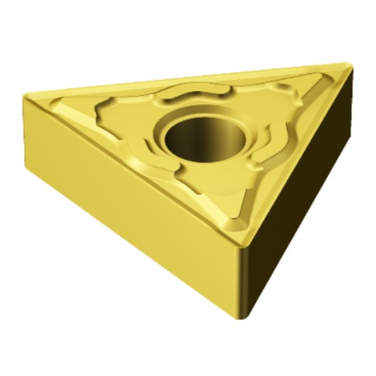 Picture of TNMG 331-KF 3005 Sandvik TNMG 160404-KF 3005 Triangle Negative Carbide 0.0160 0.41mm Radius Finishing, Semi Finishing