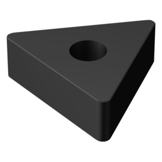 Picture of TNGA 332T0320 650 Sandvik TNGA 160408T0320 650 Triangle Negative Ceramic 0.0310 0.79mm Radius Medium, Semi Finishing