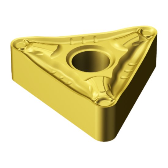 Picture of TNMG 333-PM 1525 Sandvik TNMG 160412-PM 1525 Triangle Negative Cermet 0.0470 1.19mm Radius Medium, Semi Finishing