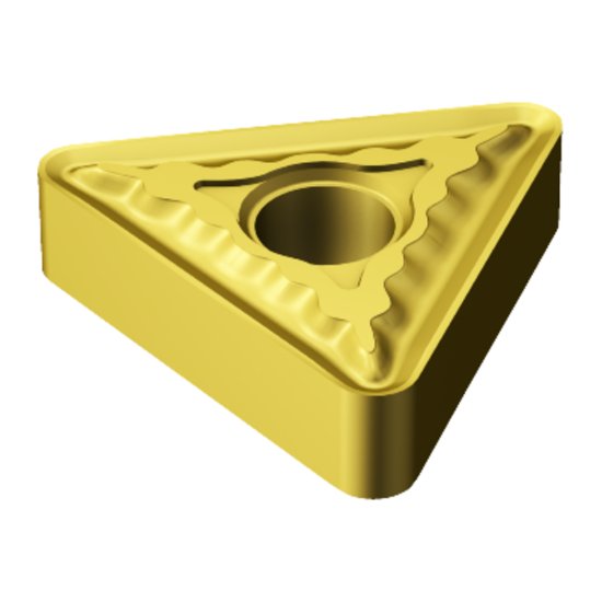 Picture of TNMG 332-QM 2015 Sandvik TNMG 160408-QM 2015 Triangle Negative Carbide 0.0310 0.79mm Radius Medium, Semi Finishing