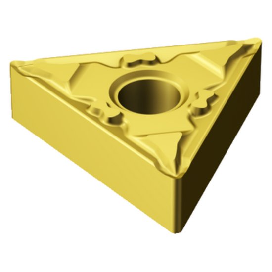 Picture of TNMG 333-MF 2015 Sandvik TNMG 160412-MF 2015 Triangle Negative Carbide 0.0470 1.19mm Radius Finishing, Semi Finishing