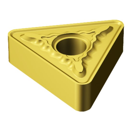 Picture of TNMG 332-MR 235 Sandvik TNMG 160408-MR 235 Triangle Negative Carbide 0.0310 0.79mm Radius Roughing, Medium