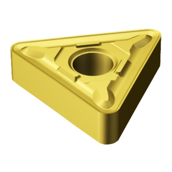 Picture of TNMG 432-MR 2035 Sandvik TNMG 220408-MR 2035 Triangle Negative Carbide 0.0320 0.81mm Radius Roughing, Medium