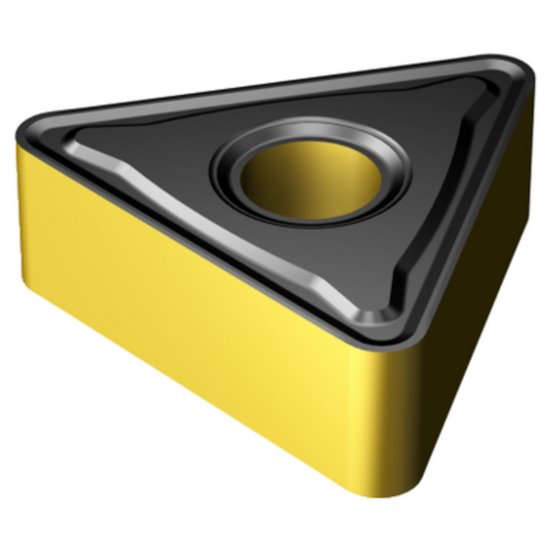 Picture of TNMG 334-KR 3210 Sandvik TNMG 160416-KR 3210 Triangle Negative Carbide 0.0620 1.57mm Radius Roughing, Medium