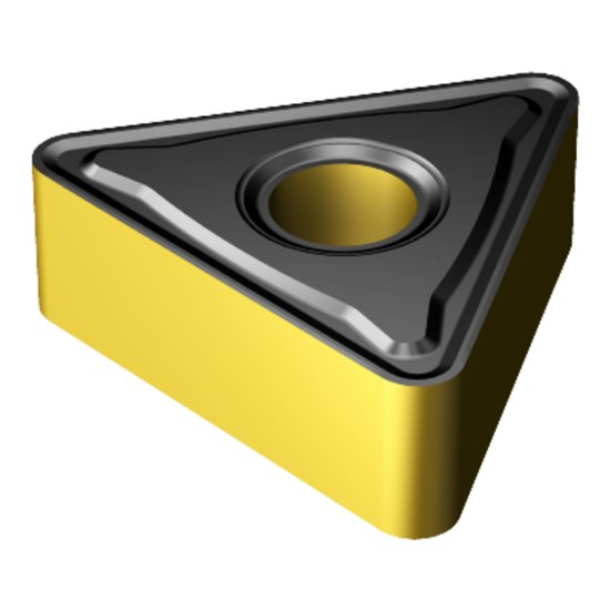 Picture of TNMG 432-KR 3210 Sandvik TNMG 220408-KR 3210 Triangle Negative Carbide 0.0310 0.79mm Radius Roughing, Medium