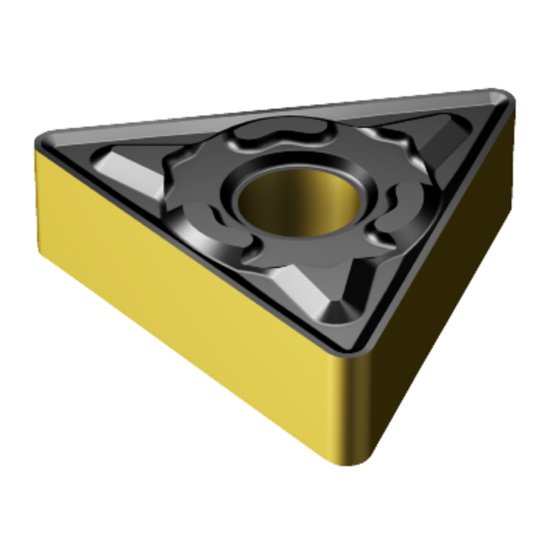 Picture of TNMG 433-KM 3210 Sandvik TNMG 220412-KM 3210 Triangle Negative Carbide 0.0470 1.19mm Radius Medium, Semi Finishing
