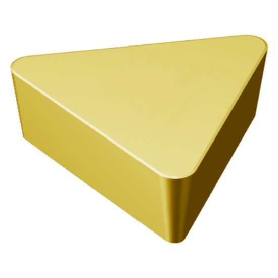 Picture of TPG 432 1025 Sandvik TPG 220308 1025 Triangle Positive Carbide 0.0310 0.79mm Radius Finishing, Semi Finishing