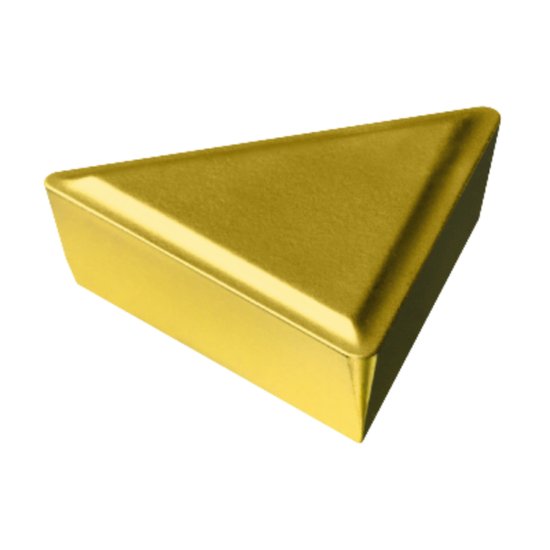 Picture of TPMR 322 235 Sandvik TPMR 160308 235 Triangle Positive Carbide 0.0310 0.79mm Radius Finishing, Semi Finishing
