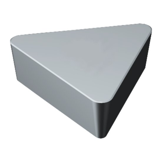 Picture of TPG 222 H13A Sandvik TPG 110308 H13A Triangle Positive Carbide 0.0310 0.79mm Radius Finishing, Semi Finishing