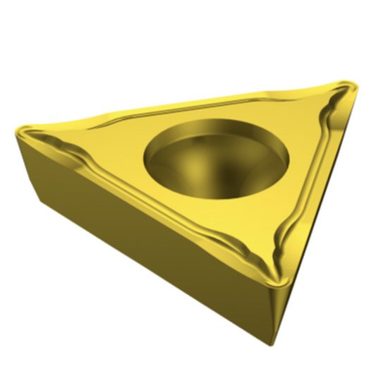 Picture of TPMT 2(1.5)1-UM 1025 Sandvik TPMT 110304.51-UM 1025 Triangle Positive Carbide 0.0160 0.41mm Radius Finishing, Semi Finishing