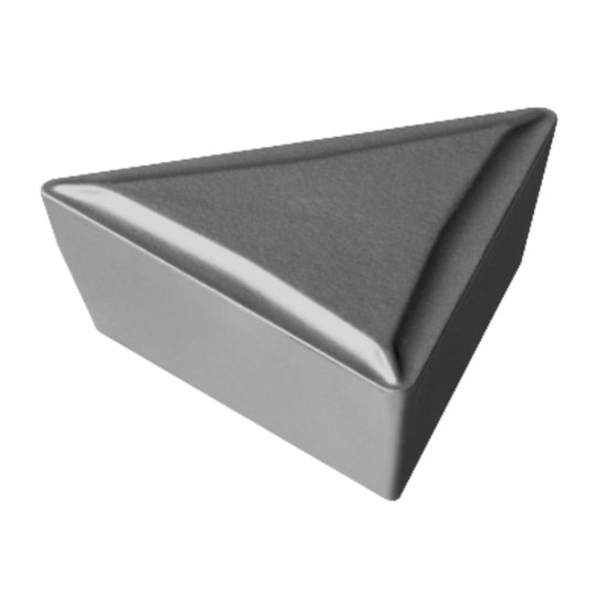 Picture of TPMR 322-53 5015 Sandvik TPMR 160308-53 5015 Triangle Positive Cermet 0.0310 0.79mm Radius Finishing, Semi Finishing