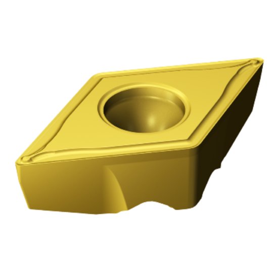 Picture of TR-DC1312-M 2025 Sandvik TR-DC1312-M 2025 55.0° Positive Carbide 0.0470 1.19mm Radius Medium, Semi Finishing