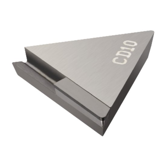 Picture of TPU 321FRP CD10 Sandvik TPU 160304FRP CD10 Triangle Positive PCD 0.0160 0.41mm Radius Finishing, Semi Finishing