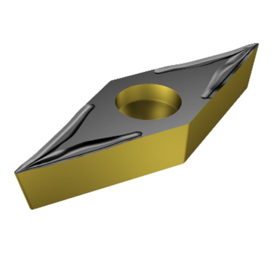 Picture of VBGT 330-UM 1515 Sandvik VBGT 160402-UM 1515 35.0° Positive Carbide 0.0080 0.20mm Radius Medium, Semi Finishing