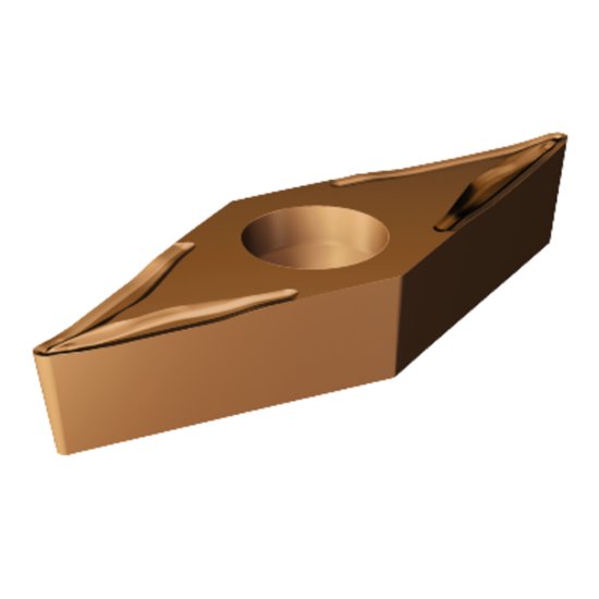 Picture of VBMT 331-UM 1125 Sandvik VBMT 160404-UM 1125 35.0° Positive Carbide 0.0160 0.41mm Radius Medium, Semi Finishing