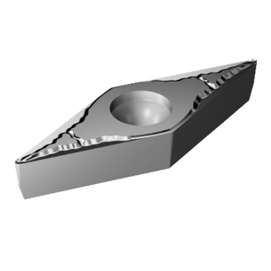 Picture of VBMT 332-mm 1105 Sandvik VBMT 160408-mm 1105 35.0° Positive Carbide 0.0320 0.81mm Radius Medium, Semi Finishing