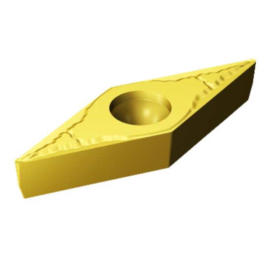 Picture of VBMT 332-mm 2015 Sandvik VBMT 160408-mm 2015 35.0° Positive Carbide 0.0310 0.79mm Radius Medium, Semi Finishing