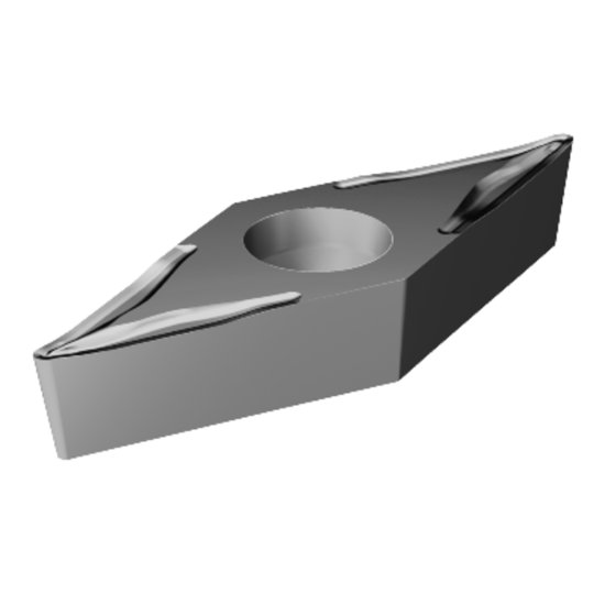 Picture of VBMT 332-UM 5015 Sandvik VBMT 160408-UM 5015 35.0° Positive Cermet 0.0310 0.79mm Radius Medium, Semi Finishing