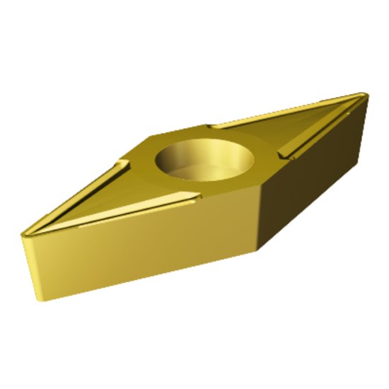 Picture of VBMT 332-UR 235 Sandvik VBMT 160408-UR 235 35.0° Positive Carbide 0.0310 0.79mm Radius Roughing, Medium