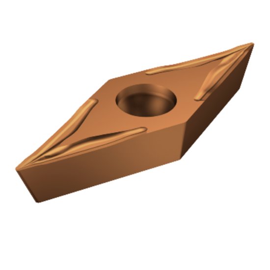 Picture of VCGT 220-UM 1125 Sandvik VCGT 110302-UM 1125 35.0° Positive Carbide 0.0080 0.20mm Radius Medium, Semi Finishing