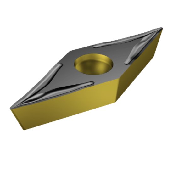 Picture of VCGT 220-UM 1515 Sandvik VCGT 110302-UM 1515 35.0° Positive Carbide 0.0080 0.20mm Radius Medium, Semi Finishing