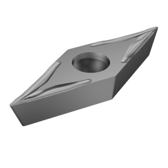 Picture of VCGT 221-UM H13A Sandvik VCGT 110304-UM H13A 35.0° Positive Carbide 0.0160 0.41mm Radius Medium, Semi Finishing