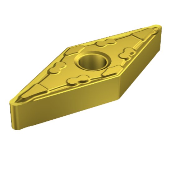 Picture of VNMG 331-MF 2015 Sandvik VNMG 160404-MF 2015 35.0° Negative Carbide 0.0160 0.41mm Radius Finishing, Semi Finishing