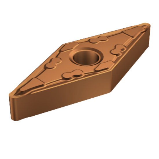 Picture of VNMG 331-MF 1115 Sandvik VNMG 160404-MF 1115 35.0° Negative Carbide 0.0160 0.41mm Radius Finishing, Semi Finishing