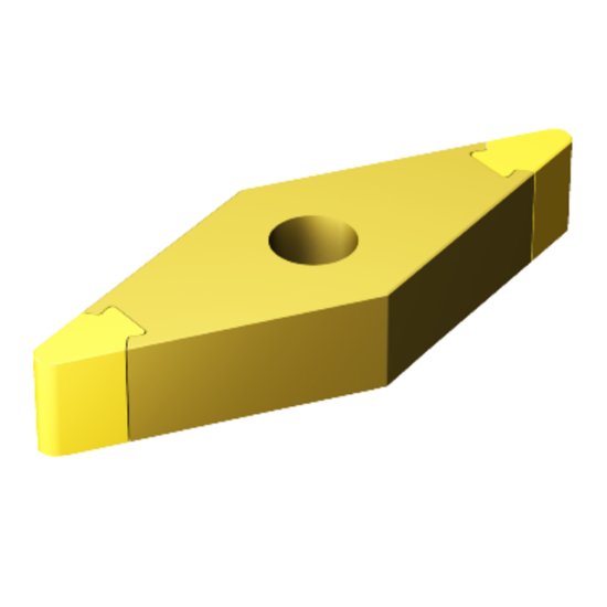 Picture of VNGA331S0330A 7015 Sandvik VNGA1604040330A 7015 35.0° Negative CBN 0.0160 0.41mm Radius Medium, Semi Finishing